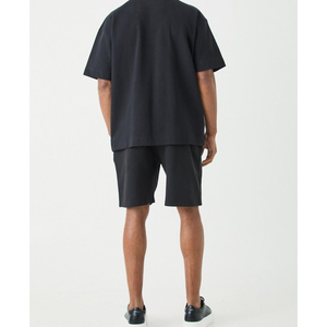 Dtg Custom 300 Gsm algodón grueso estampado Logo Unisex Drop Shoulder Oversized Heavyweight Streetwear camiseta para hombre - Product Image 5