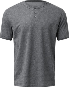 Camisetas de algodón 100% de alta calidad, diseño informal de manga corta de proveedor de Bangladesh, logotipo personalizado al por mayor en la parte delantera - Product Image 1