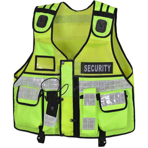 Chaleco de seguridad reflectante para trabajo, ropa de trabajo impermeable, chaleco de seguridad ligero para hombres al por mayor - Product Image 1