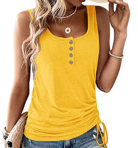 BD Fournisseurs Haute Qualité Femmes Gym Singlet Conception Personnalisée Jersey Tricoté Fitness Vêtements Dentelle Décor Respirant Débardeur - Product Image 5