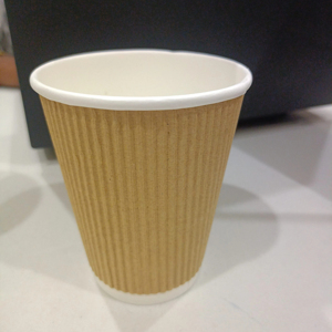 Logo personnalisé 8oz 12oz 16oz 22oz gobelets en papier kraft biodégradables à double paroi avec couvercles pour café au lait chaud pour magasin de boissons - Product Image 1