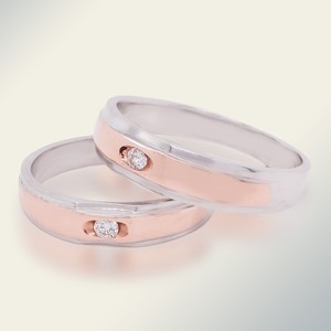 Anneaux de mariage romantiques pour femmes en argent Sterling 925 personnalisés de haute qualité - Product Image 4