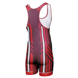 New Arrival Spandex Wrestling Wear Men Wrestling Singlet Men Powerlifting Fitness Exercise Flexible Wrestling Singlets - Product Image 4
