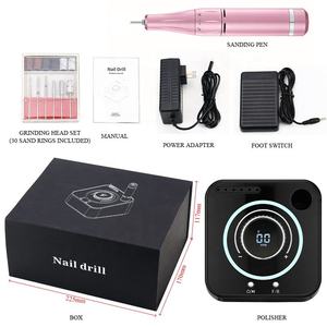 40000RPM forte professionale trapano Nail Machine portatile <span class=keywords><strong>Pedicure</strong></span> <span class=keywords><strong>Manicure</strong></span> <span class=keywords><strong>E</strong></span> trapano a pedale - Product Image 4