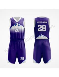 Conjunto de uniforme de baloncesto por sublimación personalizado al por mayor, camiseta de árbitro de manga corta, uniforme de baloncesto - Product Image 5