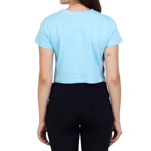 Nouveaux vêtements pour femmes, T-shirts en coton tricotés respirants pour femmes, manches courtes, décontractés, taille Plus, sport, Tops courts pour femmes - Product Image 2