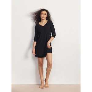 ชุดนอนคอซี่แบบสั่งทำพิเศษ 3/4 แขน ผ้าใยไผ่นุ่มยั่งยืน ถักแบบริบ ผสมโมดอลและสแปนเด็กซ์ พร้อมเชือกผูกแบบสั่งทำพิเศษ สำหรับใส่ในบ้านช่วงฤดูใบไม้ผลิ - Product Image 2