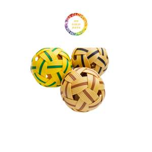 Boules décoratives en rotin naturel du Vietnam pour centres de table, remplisseurs de vases et jouets pour animaux de compagnie personnalisables en vrac - Product Image 5