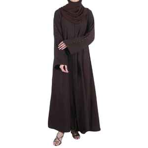 High Quality <b>Islamic</b> <b>Clothing</b> Nida Fabric Muslim Dress <b>Islamic</b> Women Abaya Plus Size Muslim Dresses - Product Image 1