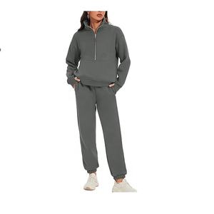 2024 100% Cotton400GSM sudaderas con capucha entrenamiento Jogging Wear Joggers mujeres chándales logotipo personalizado chándal hombres - Product Image 5