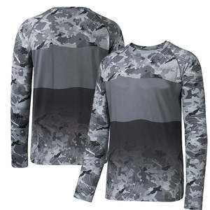 Venta al por mayor UPF 50 + protección solar camisas de pesca de manga larga transpirable poliéster Spandex impresión por sublimación para la pesca de invierno - Product Image 6