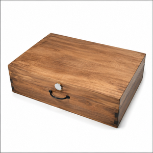 Ensemble de toilettage de barbe tendance, boîte en bois avec brosse, peigne, ciseaux, huile, baume, shampoing, rangement multi-pièces, design rustique - Product Image 2