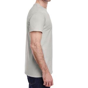 Camiseta deportiva de Color sólido para hombre, camiseta de entrenamiento transpirable ajustada para gimnasio, correr, deportes, ropa deportiva, camiseta de verano - Product Image 6