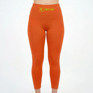 Women Tangerine High Waist Gym Leggings OEM Custom Compression <b>Yoga</b> <b>Pants</b> - Product Image 1