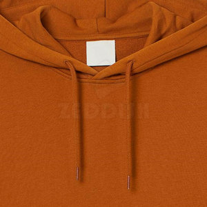 OEM Men's Hooded Winter Polyester/Cotton <b>Lightweight</b> <b>Hoodies</b> Best Design Solid Color Plain Dyed Technique Wholesale - Product Image 2