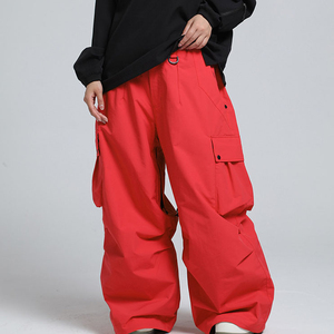 Nuevos pantalones de esquí sueltos de estilo Hip Hop Unisex holgados transpirables a prueba de viento impermeables ligeros para deportes al aire libre - Product Image 5