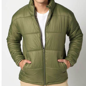 Premium <b>Men</b> Bubble Puffer <b>Jacket</b> Waterproof Windproof Heavy Winter Coat Hooded Style Custom Private Label - Product Image 4