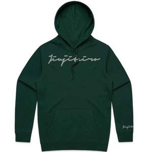 Sweat à capuche Core Signature pour hommes, vert forêt, mélange de coton et de poly épais, coupe régulière, isolé et confortable pour un usage quotidien - Product Image 1