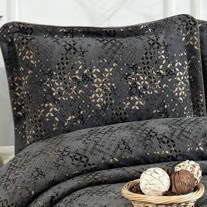 Ensemble de couvre-lit Guzide ANNA 4 pièces gris anthracite 100% chenille, taille king, pour usage domestique, fabriqué en Turquie - Product Image 2