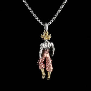 Figura de Son Goku Super Saiyan de Dragon Ball en Estilo de Dibujos Animados, de Aleación de Zinc, para Regalo - Product Image 4