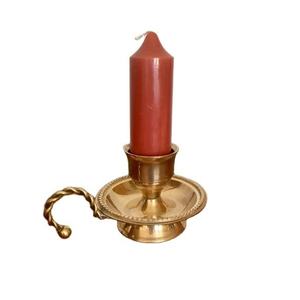 Magnifique bougeoir en laiton de conception antique, finition or antique, grand bougeoir pour fête à prix abordable - Product Image 3