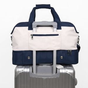 Bolsa de viaje de nailon personalizada de gran capacidad con cierre de cremallera de moda para hombres y mujeres - Product Image 2