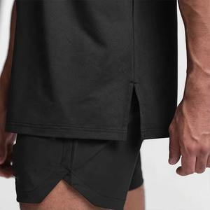 Camiseta Deportiva de Gimnasio de Lujo Premium de Diseñador OEM, Lisa y sin Estampado para Hombre - Product Image 3