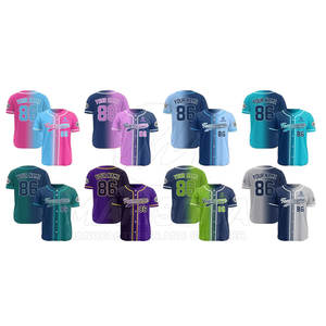 Camiseta de Béisbol de Talla Grande Más Vendida, Material Duradero, Color Sólido - Product Image 1