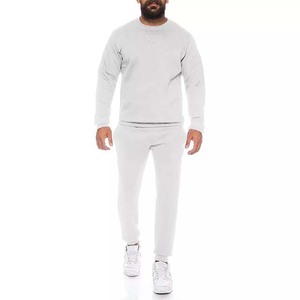 Two Piece Custom Logo Wholesale Slim Fitted Blank Track <b>Jacket</b> and Pant Set Jogger Suit Solid Color <b>Men</b> Velour Tracksuits 2025 - Product Image 6