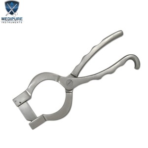 Cuchillo de Castración Estilo Newberry, Instrumento Veterinario de Acero Inoxidable, Cuchillo Combinado de 10.5 Pulgadas, Alicates para Cirugía de Ganado - Product Image 4
