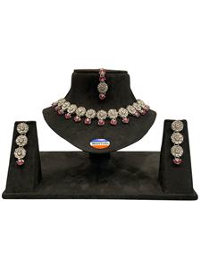 Elegante gargantilla clásica, conjunto de collar, pendientes, joyería de moda para boda, fiesta, aniversario, eventos tradicionales, Idea de regalo - Product Image 5