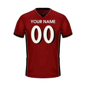 Offres Spéciales Polyester numéro personnalisé hommes maillot d'entraînement ballons de football américain Sport meilleur maillot de football en maille à la mode - Product Image 4