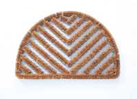 Tapis de porte extérieur anti-dérapant en fibres de coco et acier galvanisé 40x60cm, extra épais, anti-bactérien et anti-taches – Offre spéciale