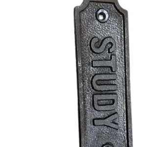 <b>Cast</b> <b>iron</b> sign <b>plate</b> wholesale products vintage study sign plaque <b>plate</b> - Product Image 1