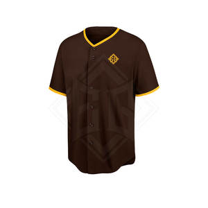 Uniforme de Béisbol para Hombre Más Vendido, Logotipo Personalizado, Ropa de Equipo, Transpirable, de Secado Rápido, 100% Poliéster - Product Image 2