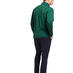 Camisetas de algodón de negocios informales personalizadas de fábrica para hombre, cuello levantado, manga completa, tela de sarga antiarrugas, transpirable para el verano - Product Image 3