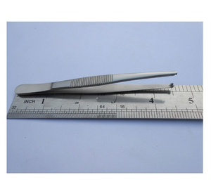 Pince à épiler en acier inoxydable de haute qualité 4.75 \ "approuvé par ce Micro Adson pince à épiler Instrument chirurgical général - Product Image 3