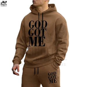 Survêtements d'hiver à capuche imprimés pour hommes avec logo personnalisé, service OEM du Pakistan - Product Image 5