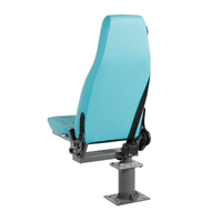 Siège passager pliable de qualité supérieure, taille standard, mini-bus, double accoudoir, avec ceinture à 3 points, modèle GS 149-2