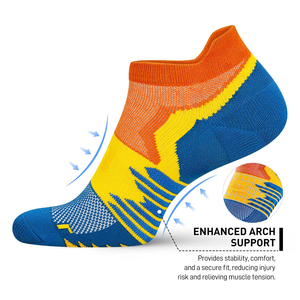 Alta calidad ODM Low Cut transpirable acolchado Algodón elástico Atlético correr gimnasio deporte calcetines logotipo personalizado Vietnam fábrica inferior - Product Image 5