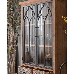 Mueble de Almacenamiento de Madera Estilo Rústico con 2 Puertas y 3 Cajones, Aparador Multifuncional para Comedor, Dormitorio y Baño - Product Image 5