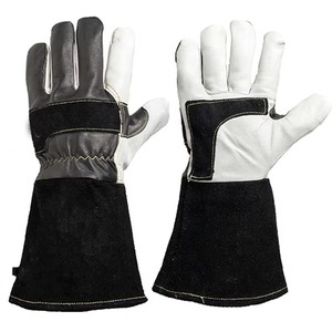 Gants de pompier en cuir durable Gants résistants au feu avec bande réfléchissante Gants de travail résistants au feu - Product Image 2