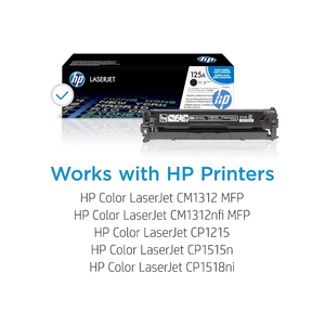 Cartucho de Tóner Original HP 125A Negro para Impresoras LaserJet, Cartucho de Tóner CB540A HP - Product Image 4