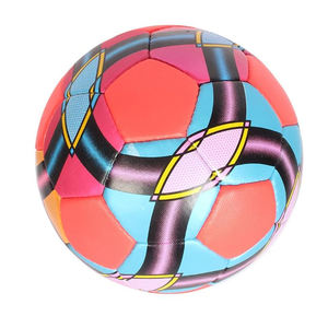 Balón de fútbol de entrenamiento de tamaño personalizado, cosido a mano, balón de fútbol deportivo, impresión de logotipo personalizado, deportes, cuero PU de Pakistán - Product Image 2