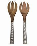 ชุดช้อนสลัดไม้พรีเมียมรักษ์โลก สำหรับใช้ในบ้านและร้านอาหาร ปลอดภัยสำหรับเครื่องล้างจาน ทำจากไม้กระถินเทศธรรมชาติ อุปกรณ์ครัว - Product Image 3