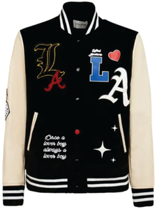 Veste bomber universitaire en laine de style Nouvel An, broderie de haute qualité, unisexe, personnalisable, hiver, baseball, varsity, respirante - Product Image 4