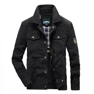 Veste décontractée pour homme à col, printemps automne, nouveau style, vert, vêtement d'extérieur décontracté, haut tendance pour les jeunes hommes, longueur régulière - Product Image 1
