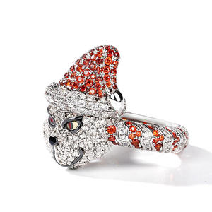 Jeulia Christmas Monster Inspired Sterling <b>Silver</b> Fine <b>Ring</b> - Product Image 4