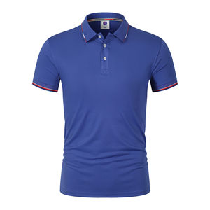 2025 Summer Men's Short-sleeved T-shirt Casual <b>Business</b> Fashion Loose Lapel Embroidered POLO Shirt Breathable Men's Shirt - Product Image 1