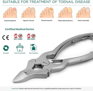 กรรไกรตัดเล็บหนังกำพร้าแบบมืออาชีพใบมีดโค้งคมสำหรับใช้กับนิ้ว - Product Image 2